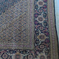Tabriz Wool and Silk Pink/Blue Fine Hand Knotted 11 X 8 FT