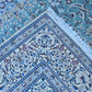 Nein Wool and Silk Made From Kurk Wool Mint Green/Cream 11 X 8 FT