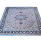Tabriz Wool and Silk Pink/Beige Fine Hand Knotted 11 X 8 FT