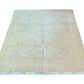 Tabriz Wool and Silk Gold Self Tone Fine Hand Knotted 12 X 8 FT