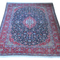 Mashad Herez Wool Black/Red Fine Hand Knotted