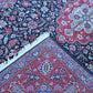 Mashad Herez Wool Black/Red Fine Hand Knotted
