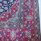 Mashad Herez Wool Black/Red Fine Hand Knotted