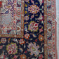 Tabriz Wool and Silk Pink/Blue Fine Hand Knotted 11 X 8 FT