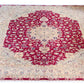 Tabriz Wool and Silk Hot Pink Fine Hand Knotted 13 X 10 FT