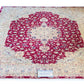 Tabriz Wool and Silk Hot Pink Fine Hand Knotted 13 X 10 FT