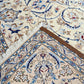 Nein Baby Lambs Wool Silk Fine Hand Knotted Cream/Blue 13 X 10 FT