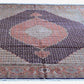 Mahi Tabriz, wool and silk ,black and orange 13 X 10 FT
