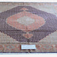 Mahi Tabriz, wool and silk ,black and orange 13 X 10 FT