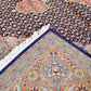 Mahi Tabriz, wool and silk ,black and orange 13 X 10 FT