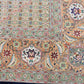Mahi Tabriz, wool and silk ,black and orange 13 X 10 FT