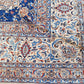 Nein Baby Lambs Wool and Silk Fine Hand Knotted Blue/Cream 16 X 10 FT