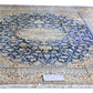 Nein Baby Lambs Wool and Silk Fine Hand Knotted Blue/Cream 15 X 10 FT