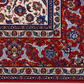 Ispahan Kunj Wool Cream/Orange fine Hand Knotted 12 X 9 FT