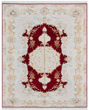 Tabriz wool and silk, red/beige, fine hand knotted 10 X 7 FT