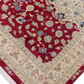 Tabriz Wool and Silk Hot Pink Fine Hand Knotted 13 X 10 FT