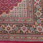 Mahi Tabriz, wool and silk ,black and orange 13 X 10 FT