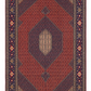 Mahi Tabriz Wool and Silk Orange/Purple 13 X 10 FT