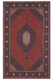 Mahi Tabriz Wool and Silk Orange/Purple 13 X 10 FT