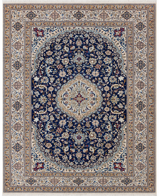 Nein Baby Lambs Wool Silk Fine Hand Knotted 13 X 10 FT